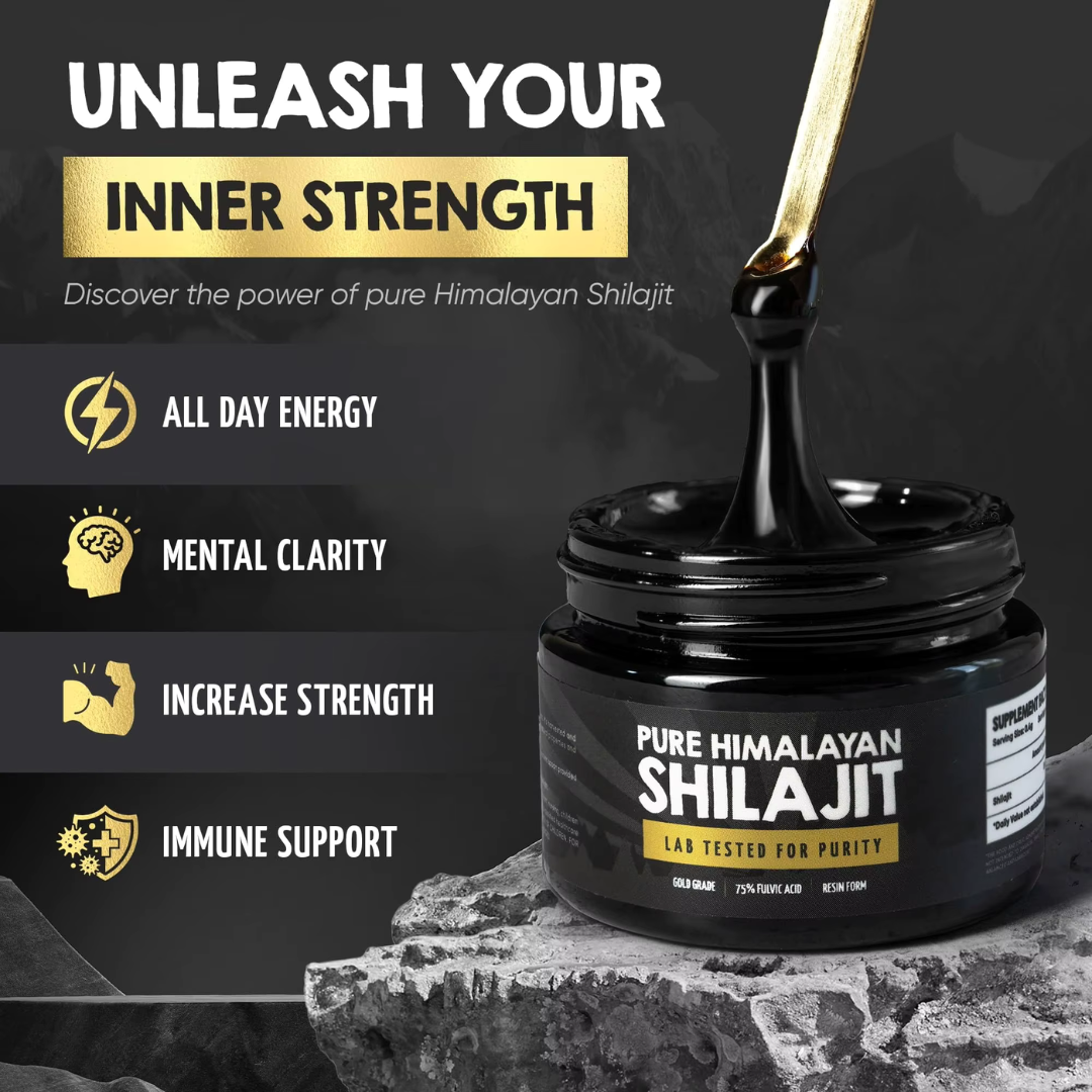 Pure Himalayan Shilajit Resin for Energy, Focus & Strength Luma Shop
