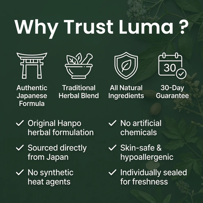 Japanese Herbal Balance Patches Luma Shop