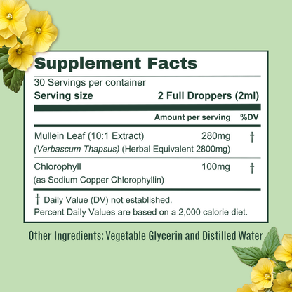 Mullein Leaf Extract Drops