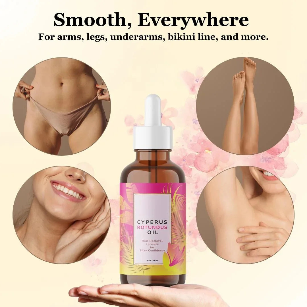 Cyperus Rotundus Oil for Natural Permanent Hair Reduction Luma Shop