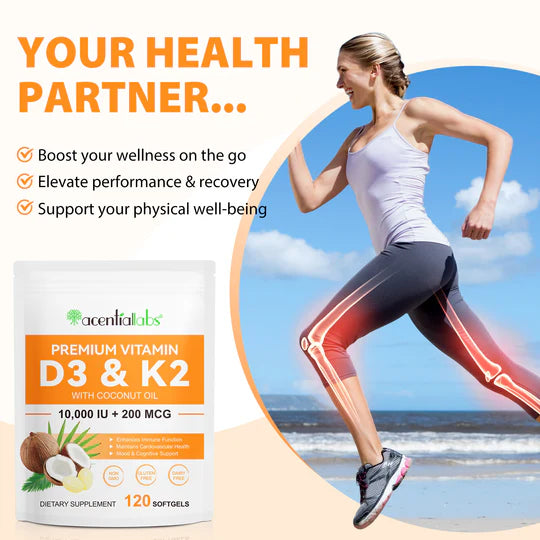 Vitamin D3 K2 Softgels 10000IU Luma Shop