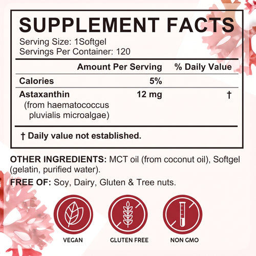 Luma Astaxanthin 12mg Softgels Luma Shop