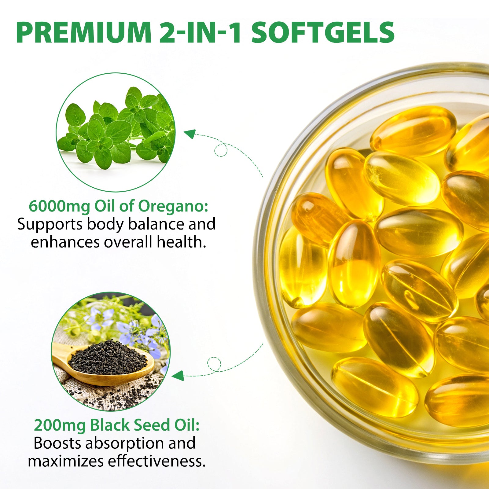 Oregano Oil with Black Seed Oil Luma Shop