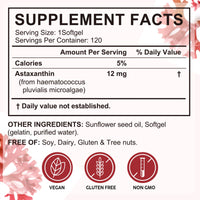 Astaxanthin 12mg softgels Luma Shop