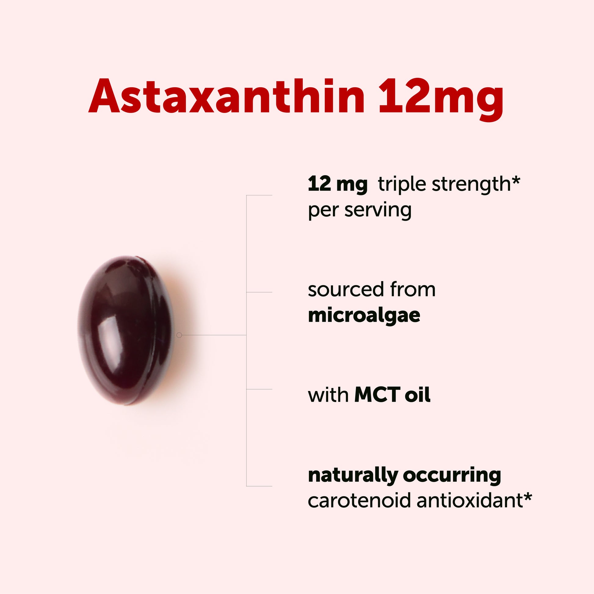 Astaxanthin 12mg softgels Luma Shop