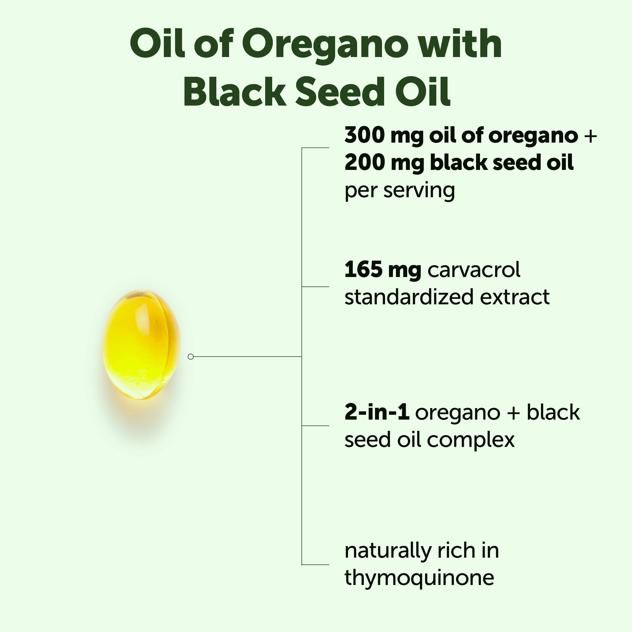 Oregano Oil with Black Seed Oil Luma Shop