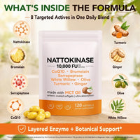 Luma Nattokinase 10,000 FU | 9-in-1 Enzyme & Botanical Blend Luma Shop
